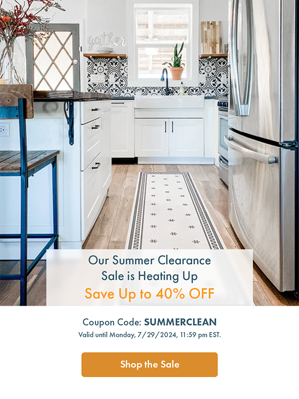 Our Summer Clearance Sale is Heating Up Save Up to 40% OFF  Coupon Code: SUMMERCLEAN Valid until Monday, 7/29/2024, 11:59 pm EST.